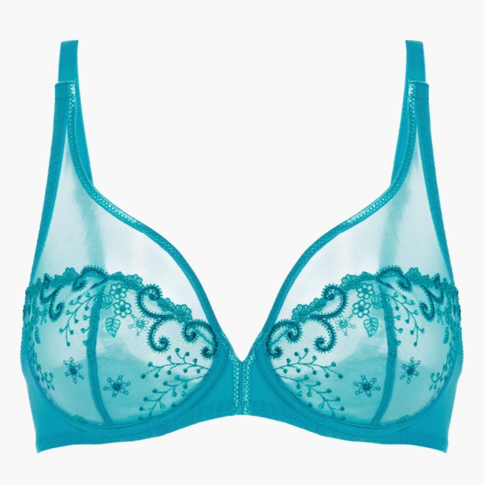 Simone Perele Delice Sheer Underwire Plunge Bra